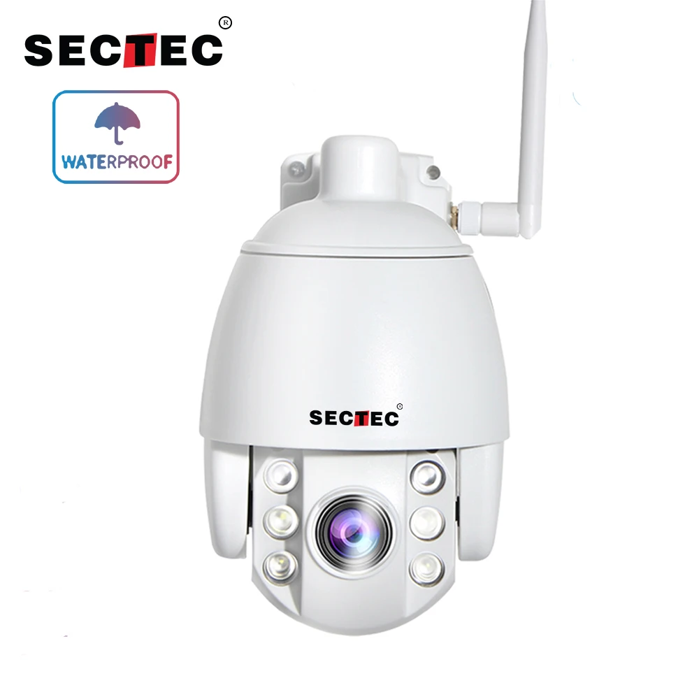 SECTEC мини 2,5 дюймов PTZ купольная IP камера WiFi 2MP 1080P Беспроводная CCTV камера наружная Водонепроницаемая панорамирование наклон ИК двухстороннее...
SECTEC мини 2,5 дюймов PTZ купольная IP камера WiFi 2MP 1080P Беспроводная CCTV камера наружная Водонепроницаемая панорамирование наклон ИК двухстороннее...