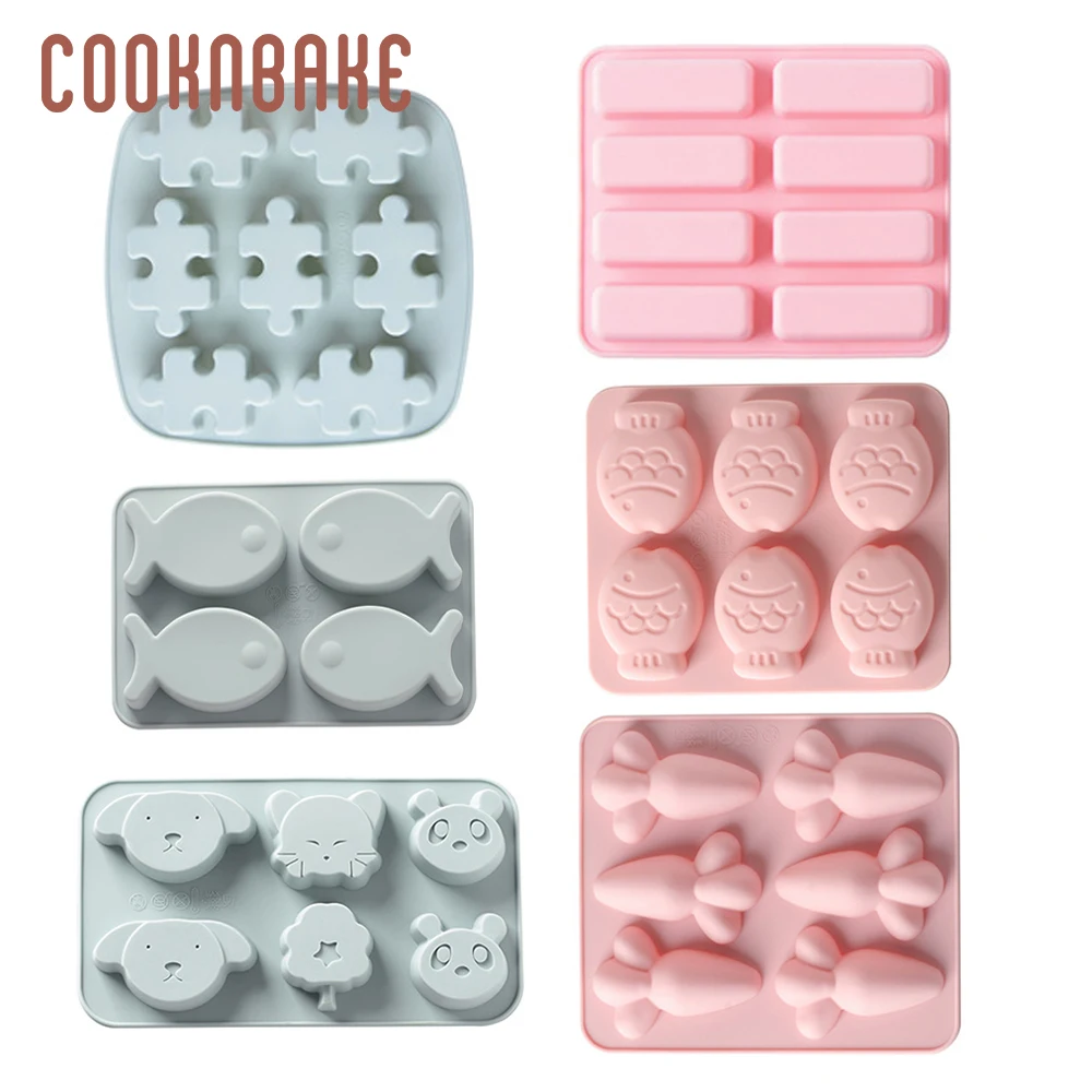 Силиконовая форма COOKNBAKE для конфет шоколада рыбы желейного пудинга печенья