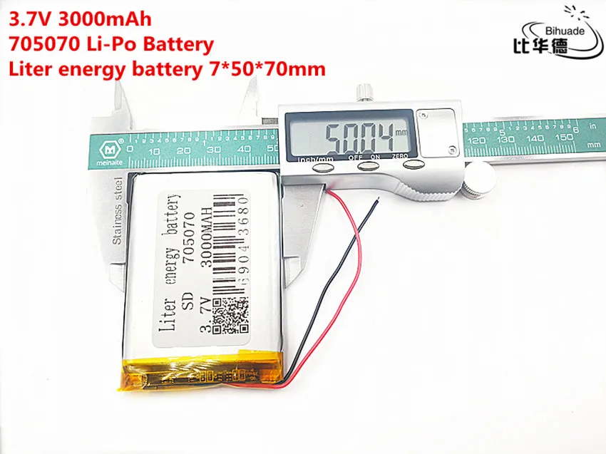 Liter energy battery Good Qulity 3.7V,3000mAH 705070 Polymer lithium ion / Li-ion battery for tablet pc BANK,GPS,mp3,mp4
Liter energy battery Good Qulity 3.7V,3000mAH 705070 Polymer lithium ion / Li-ion battery for tablet pc BANK,GPS,mp3,mp4