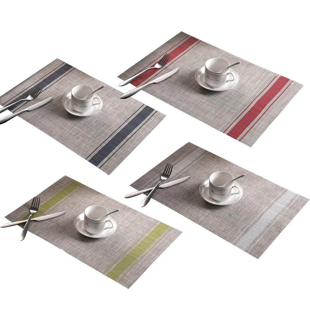 Dining Table Insulation Pad PVC Woven Placemat Table Mats Washable Non Slip Coaster Coffee Table Pad Stand Hot Place Mat
Dining Table Insulation Pad PVC Woven Placemat Table Mats Washable Non Slip Coaster Coffee Table Pad Stand Hot Place Mat