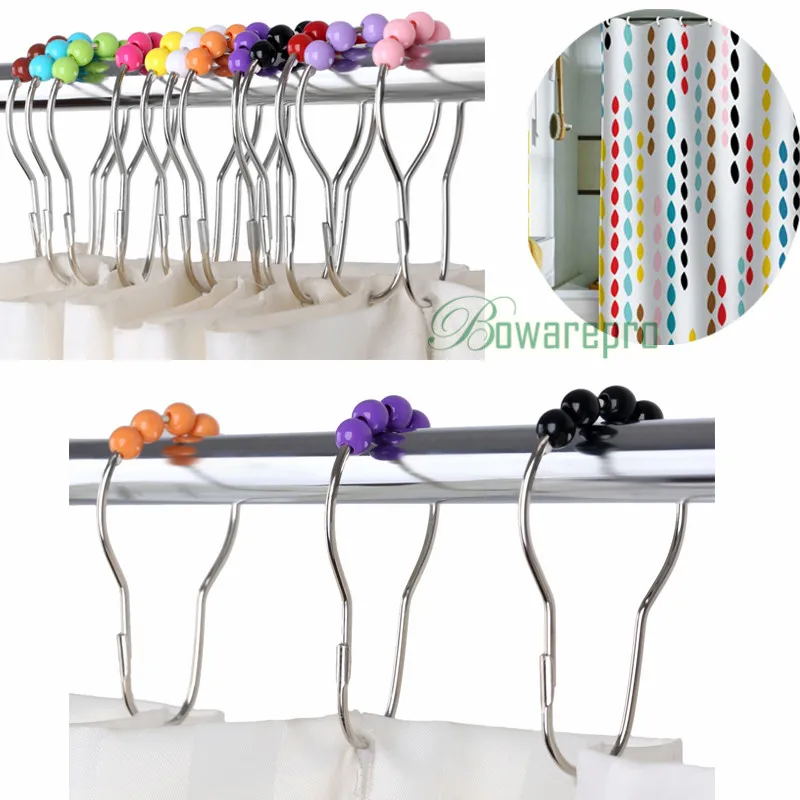bowarepro 12pcs Bath Curtain Rollerball Shower Curtain Glide Rings Hooks 5 Roller Ball Curtain Accessories 7*4CM Stainless SteeL
bowarepro 12pcs Bath Curtain Rollerball Shower Curtain Glide Rings Hooks 5 Roller Ball Curtain Accessories 7*4CM Stainless SteeL