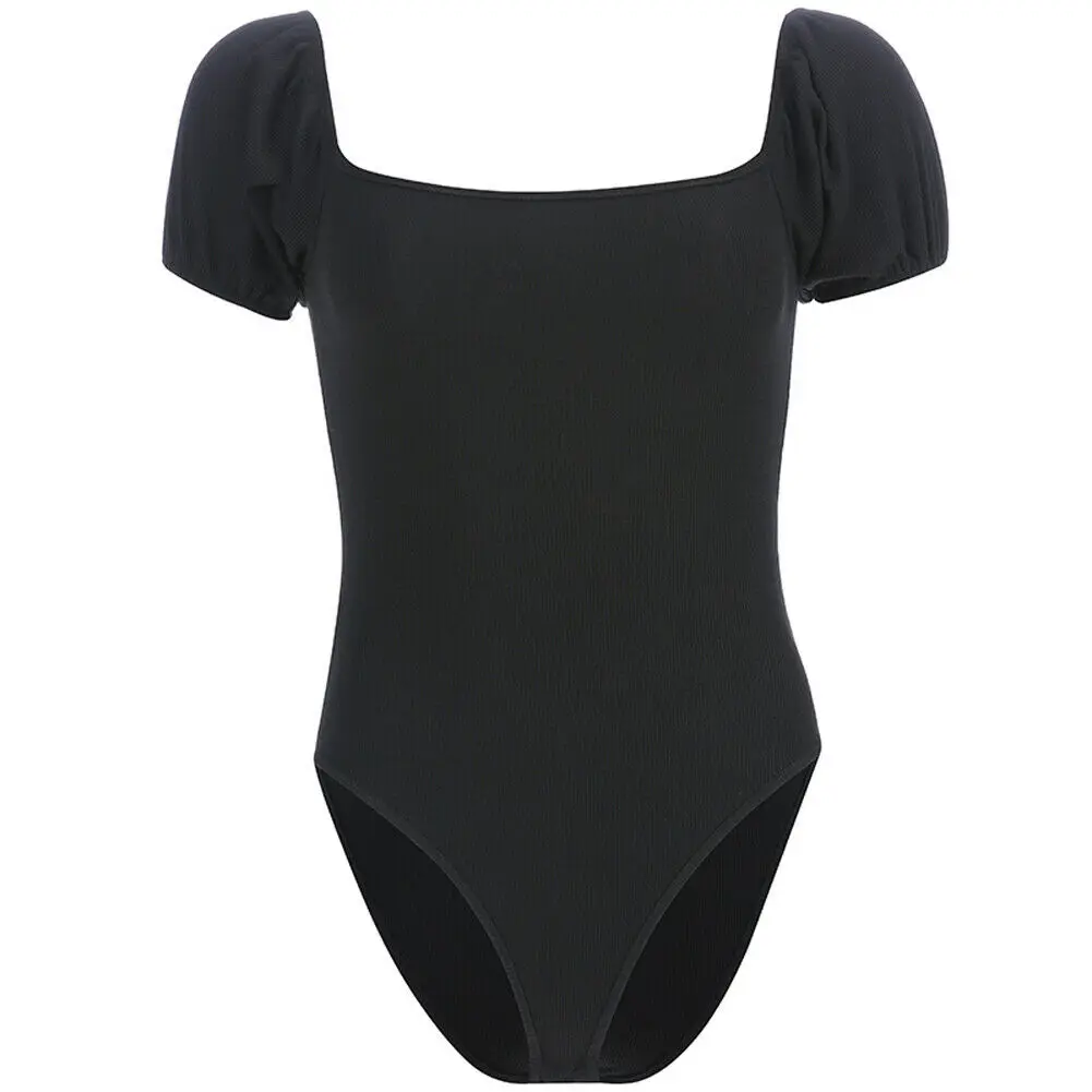 Womens Short Sleeve Bodysuit Sexy Stretch Skinny Knitled Bodysuits Ladies Summer Leotard Body Tops Jumpsuit Slim Rompers
Womens Short Sleeve Bodysuit Sexy Stretch Skinny Knitled Bodysuits Ladies Summer Leotard Body Tops Jumpsuit Slim Rompers