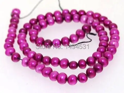 Wholesale Pearl Jewelry, Purple Freshwater Cultured Pearl Beads Gem Loose Beads 5mm One Strand 15 Inches - Free Shipping
Wholesale Pearl Jewelry, Purple Freshwater Cultured Pearl Beads Gem Loose Beads 5mm One Strand 15 Inches - Free Shipping