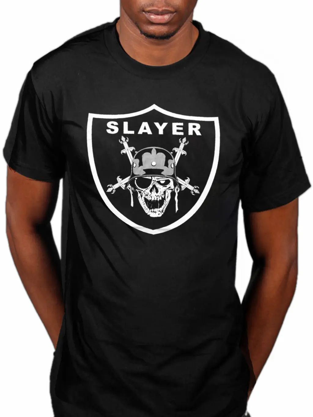 Официальный Slayer Slayders футболка ядерного взрыва взрываться Diabolus в Musica Король 100%