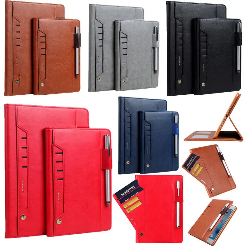 Ultra Soft PU Leather Portfolio Case For iPad Pro 9.7 10.5 Retro Magnetic Sleep/Wake Stand Flip Tab Funda With Card Slot
Ultra Soft PU Leather Portfolio Case For iPad Pro 9.7 10.5 Retro Magnetic Sleep/Wake Stand Flip Tab Funda With Card Slot