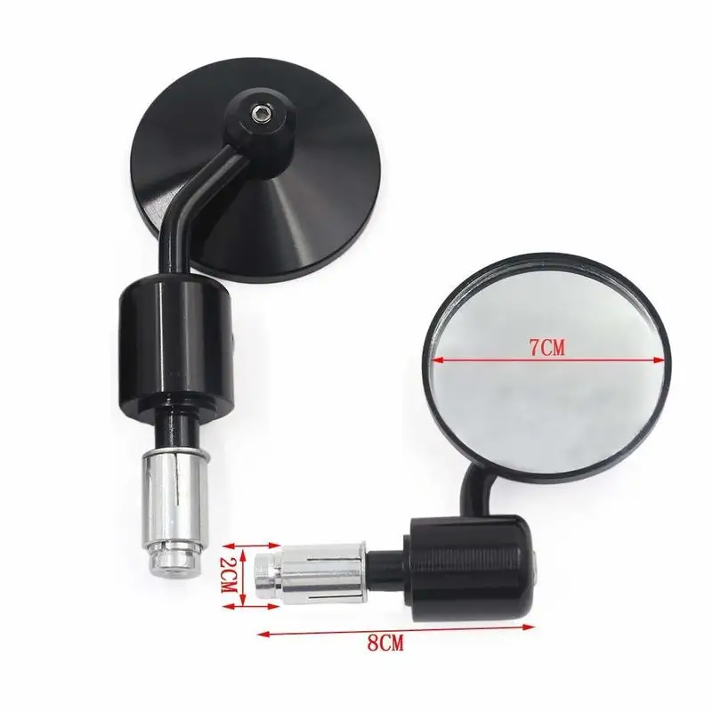 Motorcycle CNC Handle Bar End Mirrors 3"Round 7/8" for Honda Yamaha Suzuki rearview mirros bar end Side mirrors
Motorcycle CNC Handle Bar End Mirrors 3"Round 7/8" for Honda Yamaha Suzuki rearview mirros bar end Side mirrors
