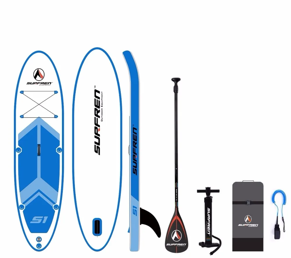 Inflatable Surf Stand Up SUP paddle board iSUP Surfing Paddleboard SURFREN All Round S1 wakeboard bodyboard kayakboat
Inflatable Surf Stand Up SUP paddle board iSUP Surfing Paddleboard SURFREN All Round S1 wakeboard bodyboard kayakboat