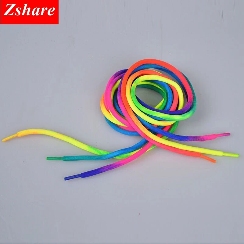1 Pairs Rainbow Shoelaces Round Sneaker Shoe laces Fashion Colorful ShoeLace For All Shoes 100CM 120CM Strings YC-1
1 Pairs Rainbow Shoelaces Round Sneaker Shoe laces Fashion Colorful ShoeLace For All Shoes 100CM 120CM Strings YC-1