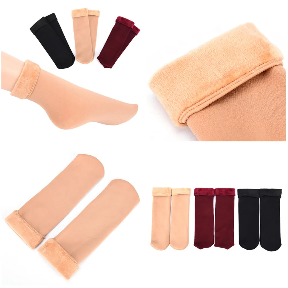 Ladies Socks Plus Velvet Thickening Autumn Winter Snow Sock Casual Home Warm Floor Socks Women Can Wear Brushed Socks
Ladies Socks Plus Velvet Thickening Autumn Winter Snow Sock Casual Home Warm Floor Socks Women Can Wear Brushed Socks