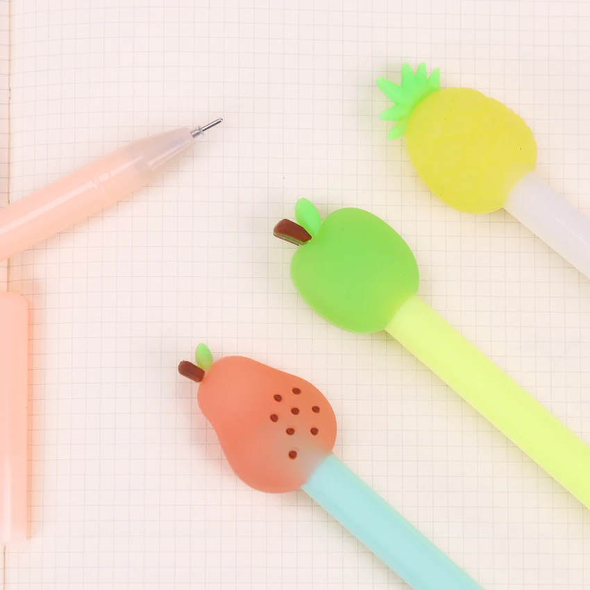 1PC Cute Candy Color 0.5mm Black Ink Fruit Plastic Gel Pen Kawaii Writting Pen Stationery Pens Office School Supplies
1PC Cute Candy Color 0.5mm Black Ink Fruit Plastic Gel Pen Kawaii Writting Pen Stationery Pens Office School Supplies