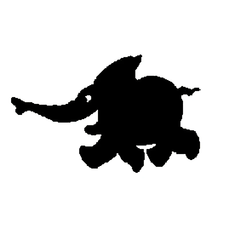 13.5cm*8.5cm Cute Elephant Funny Vinyl Car-styling Decal Car Sticker Black/Silver S6-3464 
13.5cm*8.5cm Cute Elephant Funny Vinyl Car-styling Decal Car Sticker Black/Silver S6-3464