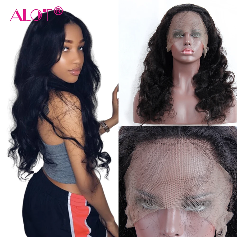 ALOT 360 Lace Frontal Wig Body Wave Lace Front Human Hair Wigs 150% Density Pre Plucked Remy PWig With Baby Hair For Women
ALOT 360 Lace Frontal Wig Body Wave Lace Front Human Hair Wigs 150% Density Pre Plucked Remy PWig With Baby Hair For Women