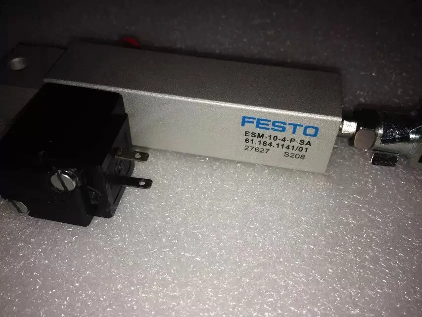 front lay Solenoid valve FESTO ESM-10-4-P-SA ESM-10-4-P-SA 61.184.1141/01 for Heidelberg SM 102 printing press
front lay Solenoid valve FESTO ESM-10-4-P-SA ESM-10-4-P-SA 61.184.1141/01 for Heidelberg SM 102 printing press