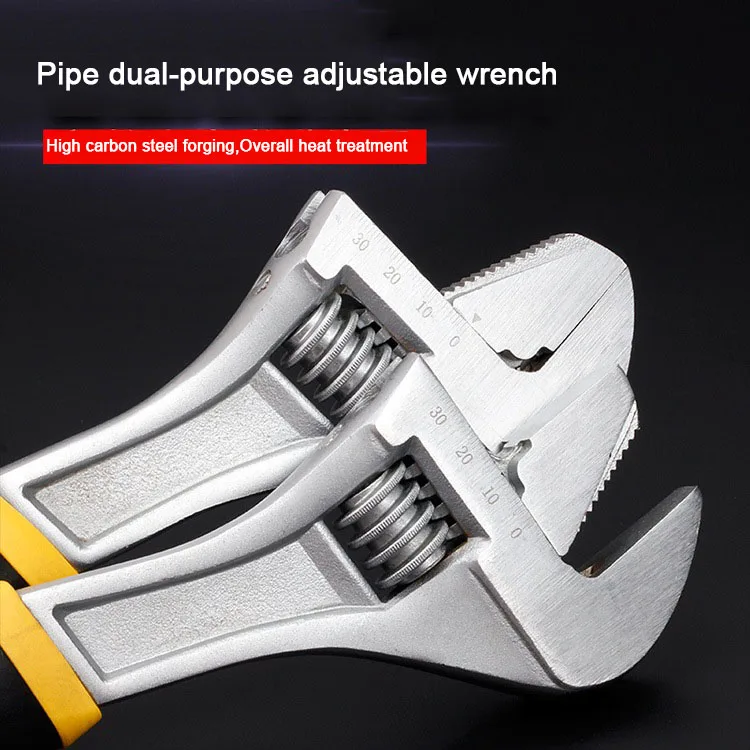 UNeefull 12 inch Adjustable Ratchet wrench large Open End Wrench Universal Spanner Repair Tools Key Nut Wrench Home Hand Tools
UNeefull 12 inch Adjustable Ratchet wrench large Open End Wrench Universal Spanner Repair Tools Key Nut Wrench Home Hand Tools