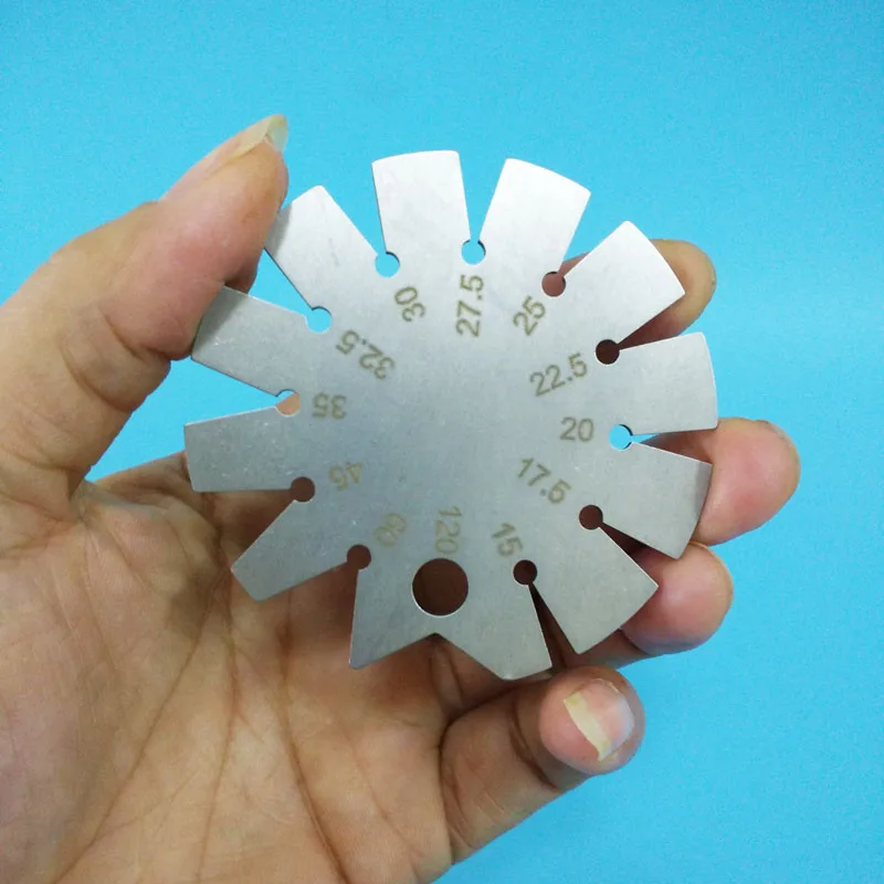 Features 12 Common Angles 15 to 120Degrees Quick Check For Grinding And Honing Angle Measurement Tools
Features 12 Common Angles 15 to 120Degrees Quick Check For Grinding And Honing Angle Measurement Tools