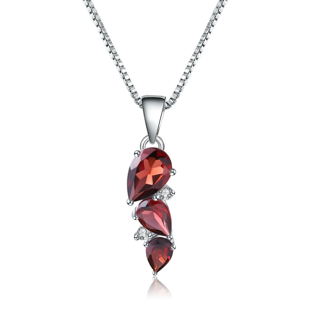 GEM'S BALLET 2.94Ct Natural Garnet Vintage Gemstone Pendant Necklace 925 Sterling Silver Birthstone Wedding Jewelry for Women
GEM'S BALLET 2.94Ct Natural Garnet Vintage Gemstone Pendant Necklace 925 Sterling Silver Birthstone Wedding Jewelry for Women
