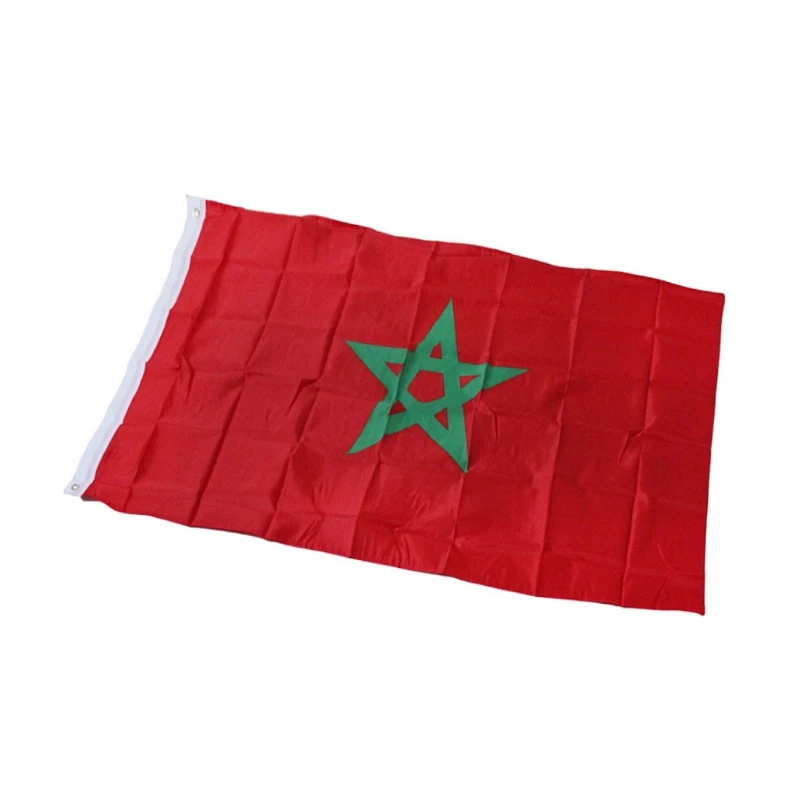 Hot 90*150cm Morocco Flag Banner Hanging Moroccan Indoor Outdoor Home Decoration Polyester National Flag
Hot 90*150cm Morocco Flag Banner Hanging Moroccan Indoor Outdoor Home Decoration Polyester National Flag