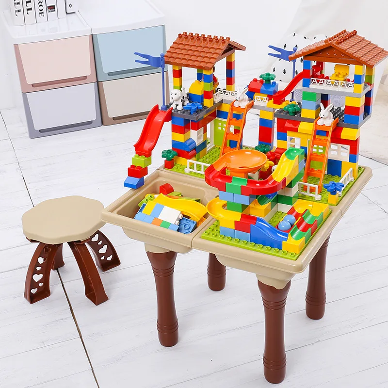 89pcs Diy Big Size Building Blocks City House Roof Castle Model Compatible Slide Toys for Children Baby Xmas Gifts
89pcs Diy Big Size Building Blocks City House Roof Castle Model Compatible Slide Toys for Children Baby Xmas Gifts