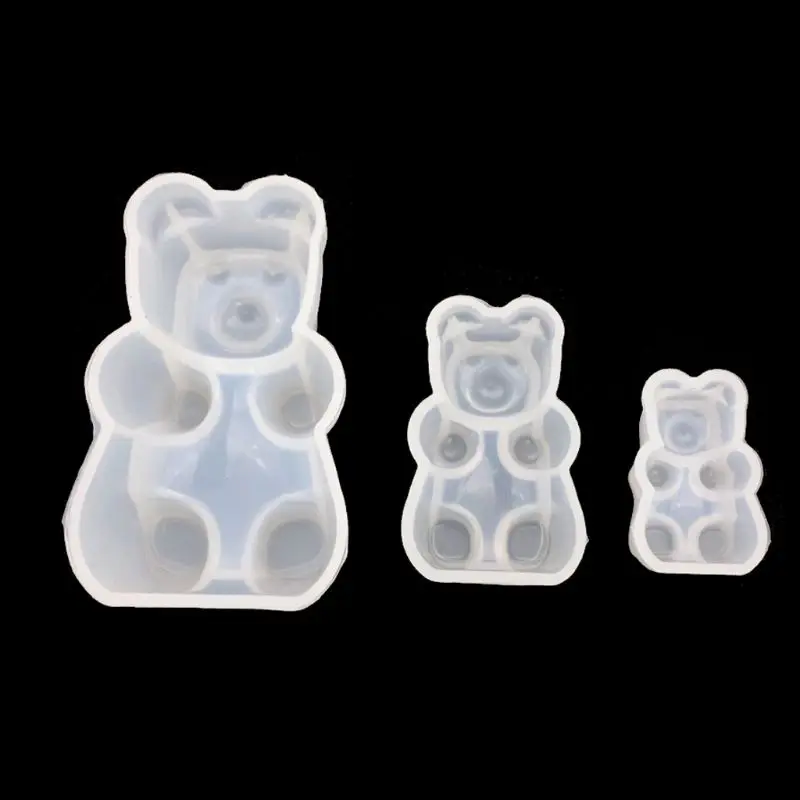 Gummy Медвежонок конфеты силиконовая форма торт шоколадный помадка смола кулон