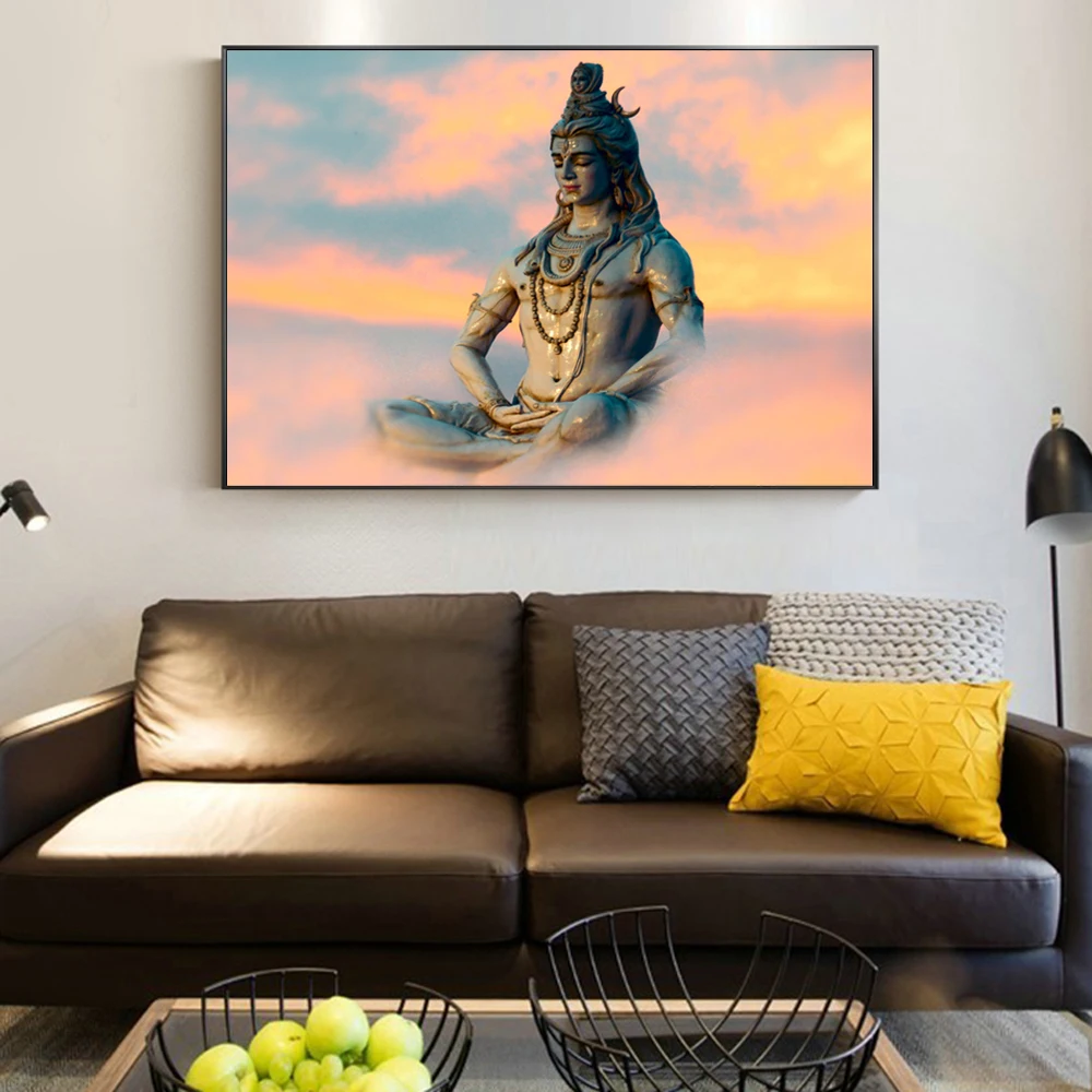 Hindu Wall art Canvas Shiva Hindu Gods Posters And Prints Religion Wall Art Decorative Pictures For Living Room Cuadros Decor
Hindu Wall art Canvas Shiva Hindu Gods Posters And Prints Religion Wall Art Decorative Pictures For Living Room Cuadros Decor