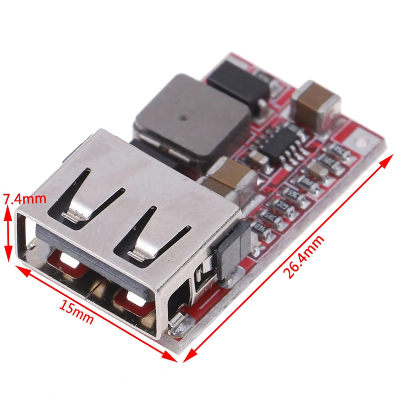 1 шт. Мини DC 12 В/24 В до 5 3A 6 24 в USB выходное зарядное устройство понижающий модуль