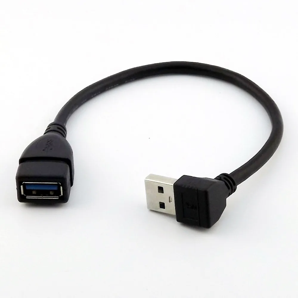 1x USB 3.0 Type A Female To Male Plug Data Extension Adapter Connector Cable UP/Down/Left/Right Angle | Электроника