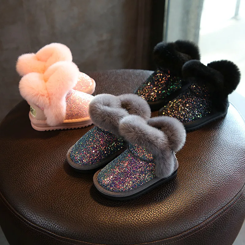Infant big cotton snow boots 2020 winter baby hair in the tube sequin princess genuine leather cotton boots
Infant big cotton snow boots 2020 winter baby hair in the tube sequin princess genuine leather cotton boots