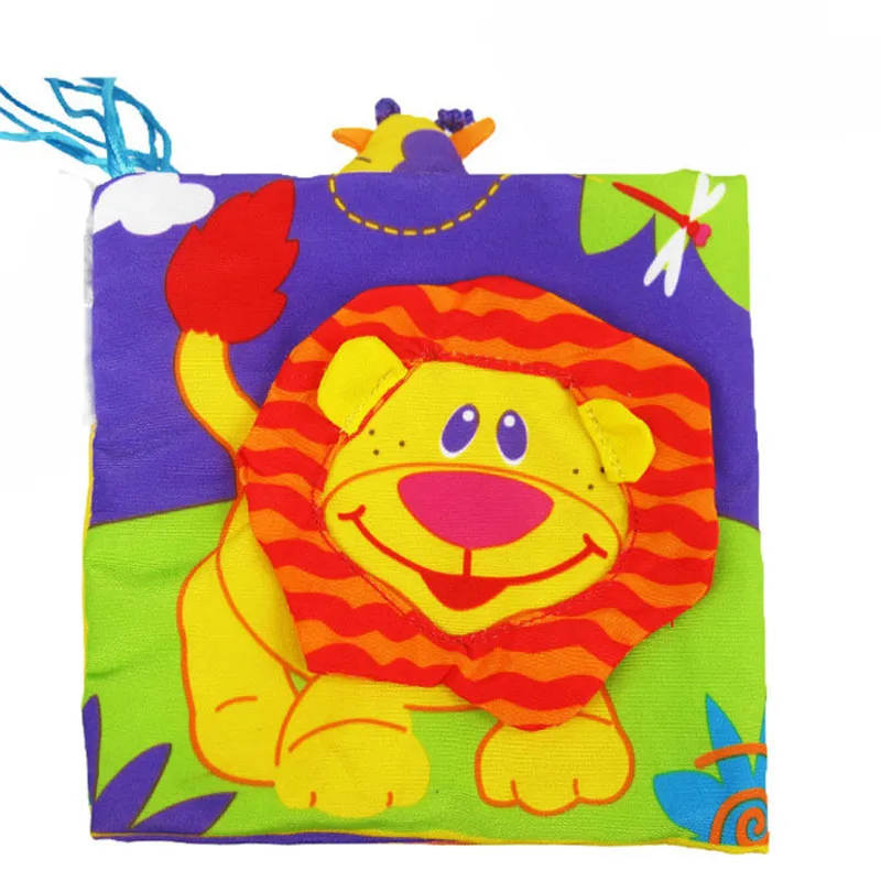 Детские игрушки бампер для детской кроватки детская книга из ткани детей