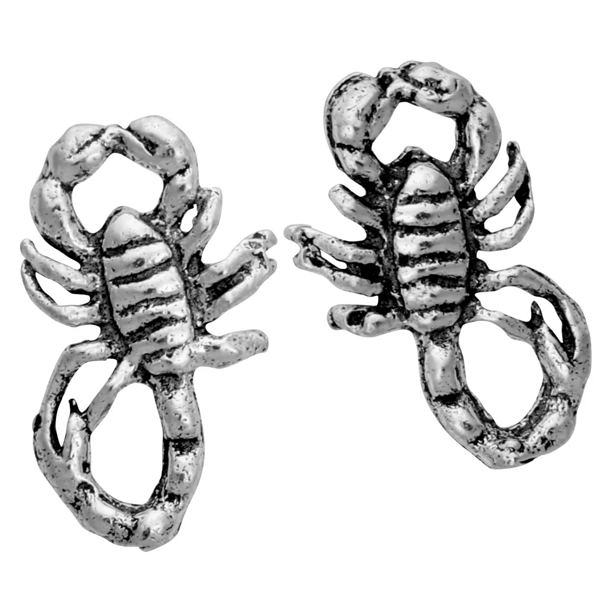 Скорпион из серебра 925