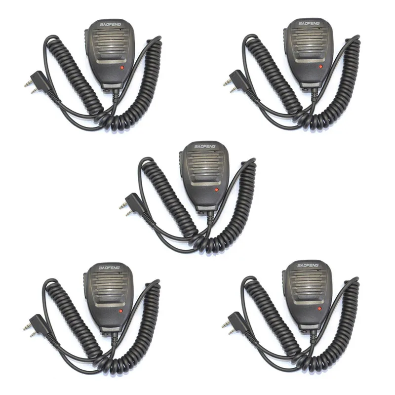 Lot 5PCS Original 2 Pin K Type PTT Mic Speaker for Baofeng UV-5R Plus BF-888S UV B6 UV-B5 UV-82 GT-3 UV5R Portable Radio
Lot 5PCS Original 2 Pin K Type PTT Mic Speaker for Baofeng UV-5R Plus BF-888S UV B6 UV-B5 UV-82 GT-3 UV5R Portable Radio