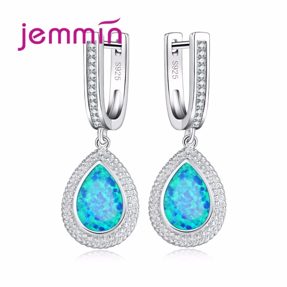 Water Drop Design High Quality Blue Fire Opal Silver Needle Stamped Dangle Earrings Fashion Women Jewelry Opal Earrings Jewelry
Water Drop Design High Quality Blue Fire Opal Silver Needle Stamped Dangle Earrings Fashion Women Jewelry Opal Earrings Jewelry