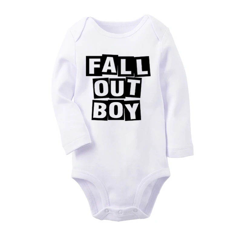 Fall Out Boy FOB Rock Band Design 0-12M Newborn Baby Boys Girls Outfits Long Sleeve Jumpsuit Cotton Print Infant Bodysuit
Fall Out Boy FOB Rock Band Design 0-12M Newborn Baby Boys Girls Outfits Long Sleeve Jumpsuit Cotton Print Infant Bodysuit