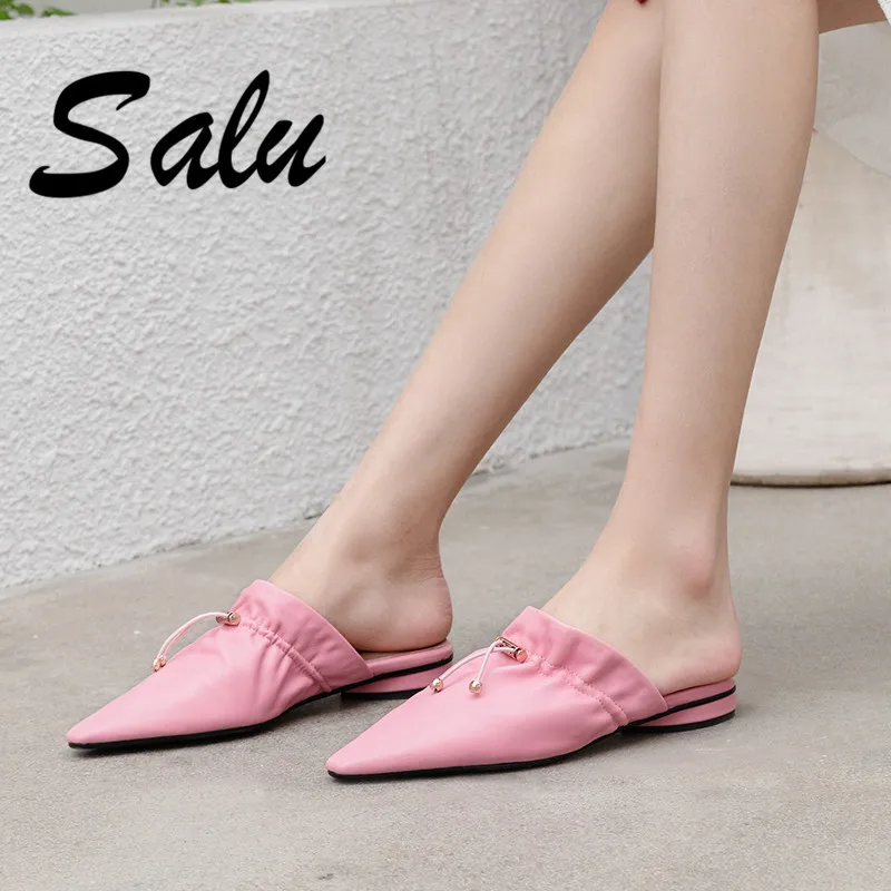 Salu Summer Women Genuine Leather Sandals High Quality Comfortable Leather Strange Heeled Breathable Sandals Lady Shoes Woman
Salu Summer Women Genuine Leather Sandals High Quality Comfortable Leather Strange Heeled Breathable Sandals Lady Shoes Woman
