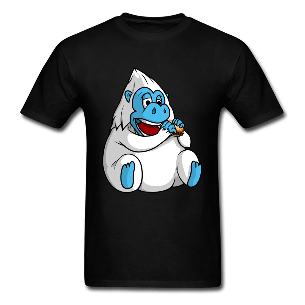 Футболка с принтом Fat Yeti лето/осень 100% хлопок круглый вырез мужские Топы И