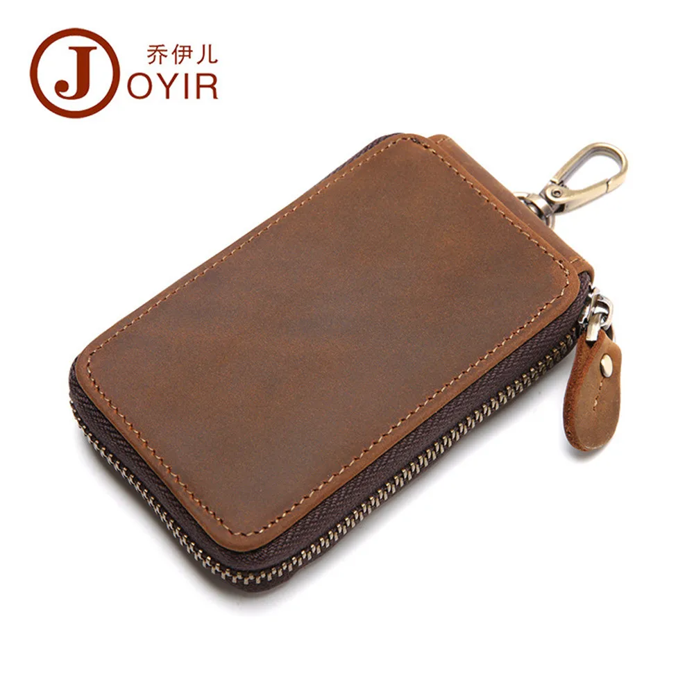 JOYIR Vintage Genuine Leather car key walle leisure man Keychain Covers Zipper Key Bag Key Holder Housekeeper Keys Organizer
JOYIR Vintage Genuine Leather car key walle leisure man Keychain Covers Zipper Key Bag Key Holder Housekeeper Keys Organizer