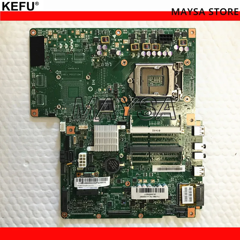 90000796 г., для Lenovo B540, материнская плата, системная плата с 2 слотами памяти, CIH77S V1.0, полностью протестировано
90000796 г., для Lenovo B540, материнская плата, системная плата с 2 слотами памяти, CIH77S V1.0, полностью протестировано