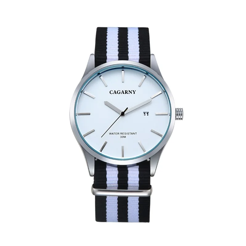 Top brand Cagarny men's fashion simple nylon strap quartz watch luxury Japanese movement male clock Relogio masculino
Top brand Cagarny men's fashion simple nylon strap quartz watch luxury Japanese movement male clock Relogio masculino