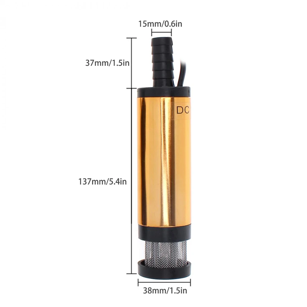 Portable Electric Submersible Pump For Pumping Diesel Oil Water Aluminum Alloy Shell with 2 Alligator Clips Fuel Transfer Pump
Portable Electric Submersible Pump For Pumping Diesel Oil Water Aluminum Alloy Shell with 2 Alligator Clips Fuel Transfer Pump