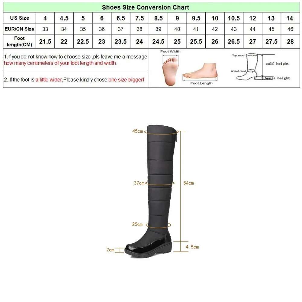 DRFARGO 2019 Shoes Women Winter Snow Boot Over Knee Zipper Platform Boots Wholesales Drop shipping Warm Black Shoes Femme Zapato
DRFARGO 2019 Shoes Women Winter Snow Boot Over Knee Zipper Platform Boots Wholesales Drop shipping Warm Black Shoes Femme Zapato