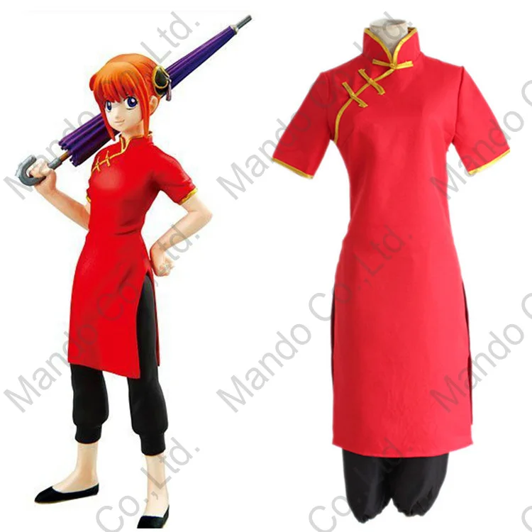 Anime GINTAMA Kagura cosplay costume girls kongfu cheongsam + pants suit women halloween cosplay party outfit 2pcs set
Anime GINTAMA Kagura cosplay costume girls kongfu cheongsam + pants suit women halloween cosplay party outfit 2pcs set