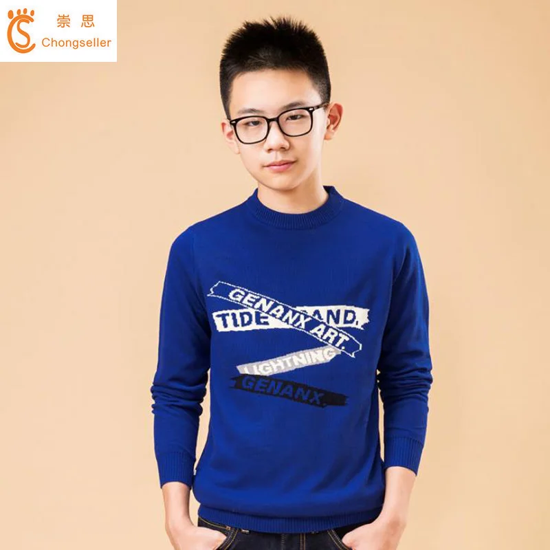 4-16T Knitted Sweaters for Boy Casual Student Autumn O-neck Warm Thick Tops Handsome Kids Clothing Boy Pullover
4-16T Knitted Sweaters for Boy Casual Student Autumn O-neck Warm Thick Tops Handsome Kids Clothing Boy Pullover