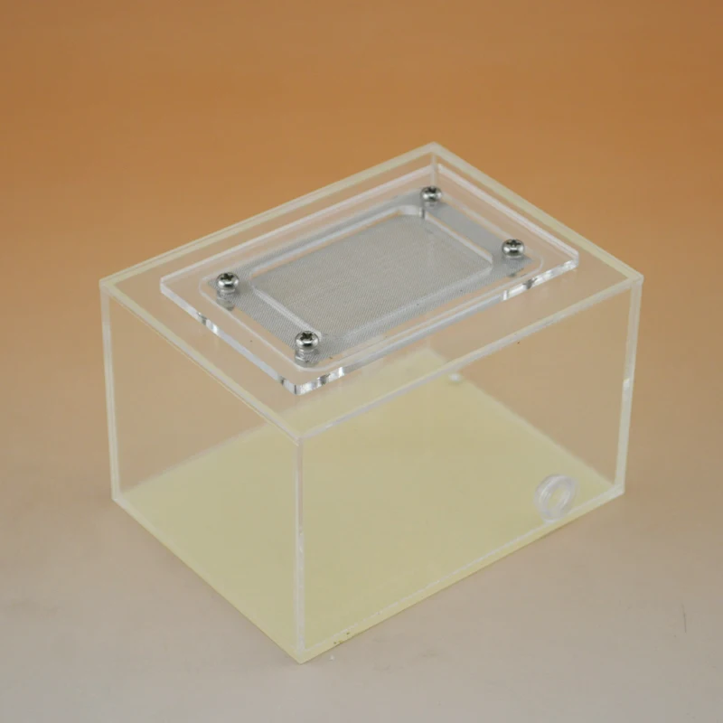 1PCS Small Acrylic Reptile Box Feeding Box Insect Mingle Breeding