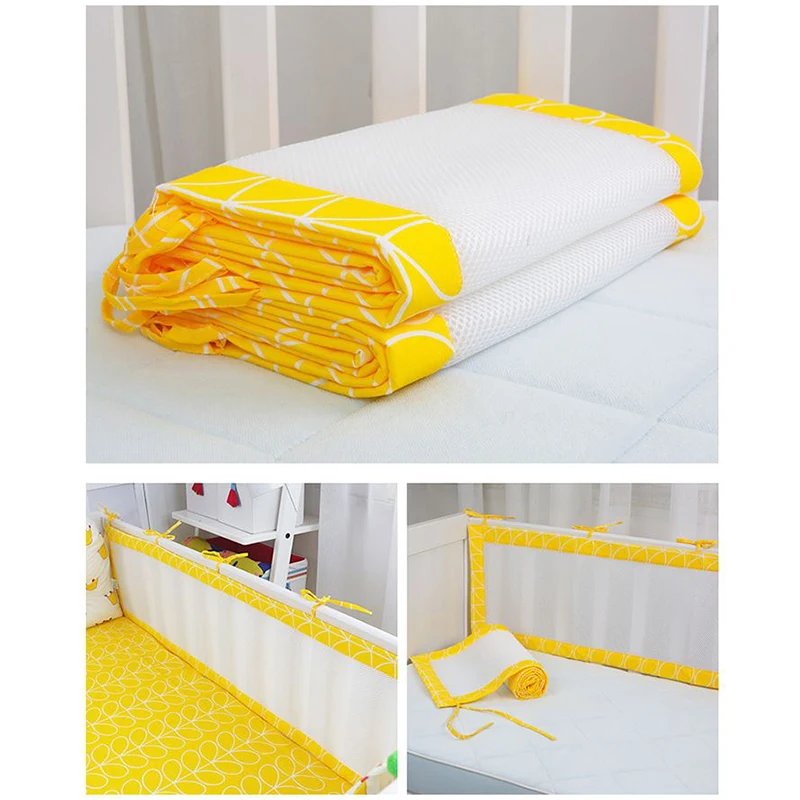 2Pcs/Set Breathable Summer Baby Bedding Bumper Collision Half Around Baby Crib Bumpers Bedding Cotton Printing Mesh Safety Rails
2Pcs/Set Breathable Summer Baby Bedding Bumper Collision Half Around Baby Crib Bumpers Bedding Cotton Printing Mesh Safety Rails