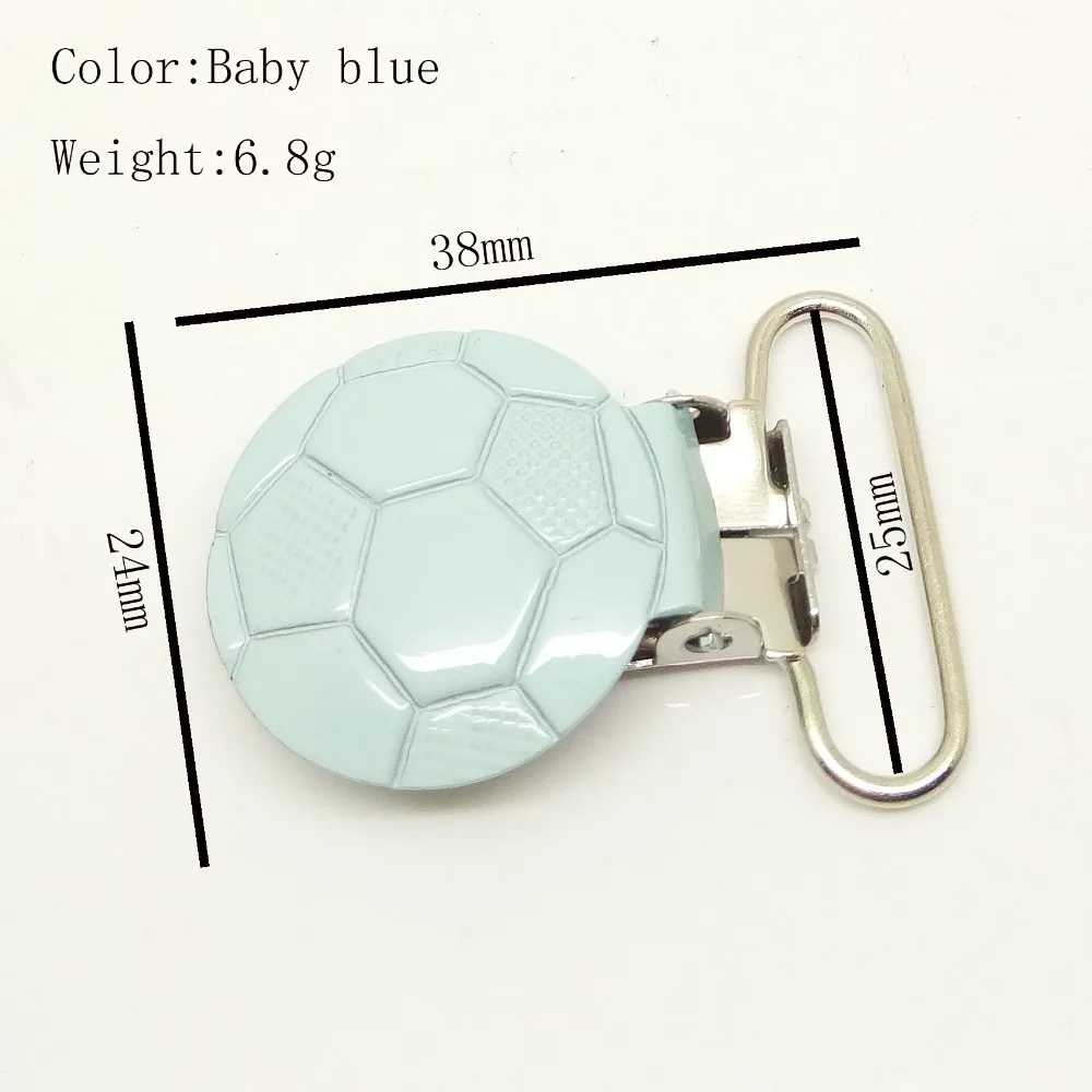 Baby blue enamel suspender clips 20pcs score ball suspender clip factory wholesale pacifier clips enamel clip
Baby blue enamel suspender clips 20pcs score ball suspender clip factory wholesale pacifier clips enamel clip