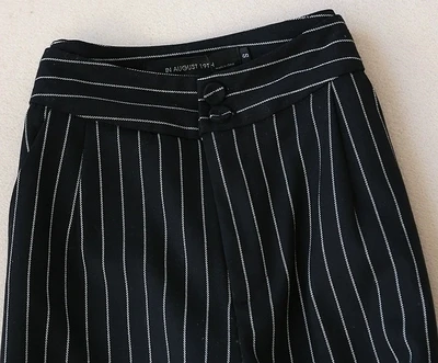 Fashion casual stripes pant female spring New High quality loose high waist wide leg pant women Loose Mujer Los pantalones
Fashion casual stripes pant female spring New High quality loose high waist wide leg pant women Loose Mujer Los pantalones