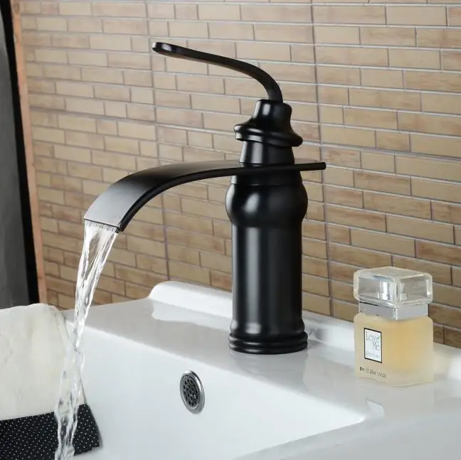 Black bronze waterfall wash basin faucet waterfall Black faucet bathroom sink tap cold and hot mixer tap basin mixer tap
Black bronze waterfall wash basin faucet waterfall Black faucet bathroom sink tap cold and hot mixer tap basin mixer tap