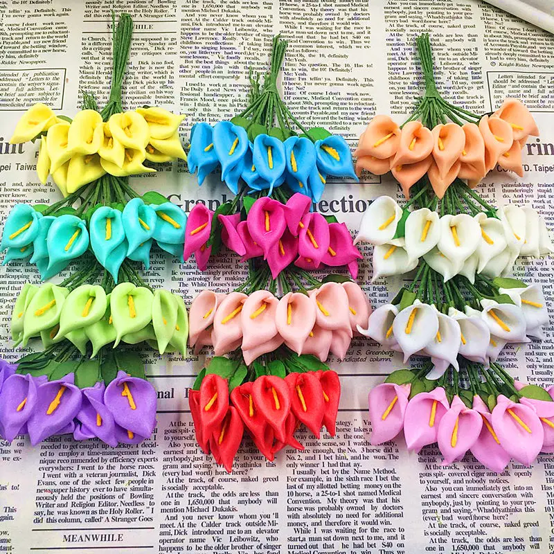 144 PCS (2.5 cm/a) simulation artificial PE foam calla lily flowers/wedding decoration DIY gift boxes collage craft supplies
144 PCS (2.5 cm/a) simulation artificial PE foam calla lily flowers/wedding decoration DIY gift boxes collage craft supplies