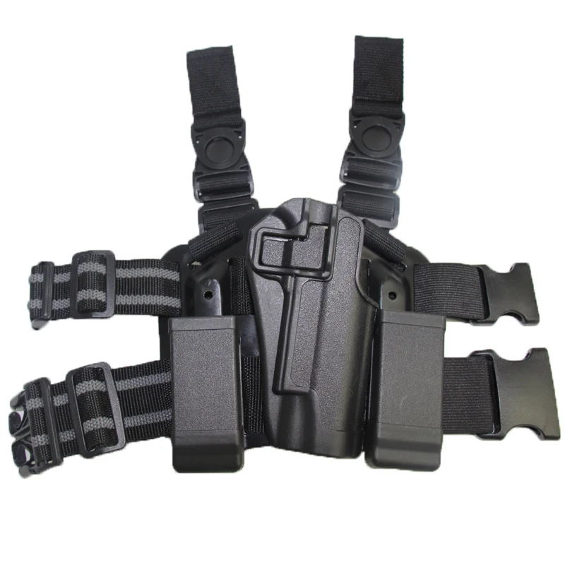 CQC for Glock USP P226 M9 1911 Gun Holster Airsoft Combat Thigh Leg Holster Platform Hunting Accessories Black
CQC for Glock USP P226 M9 1911 Gun Holster Airsoft Combat Thigh Leg Holster Platform Hunting Accessories Black