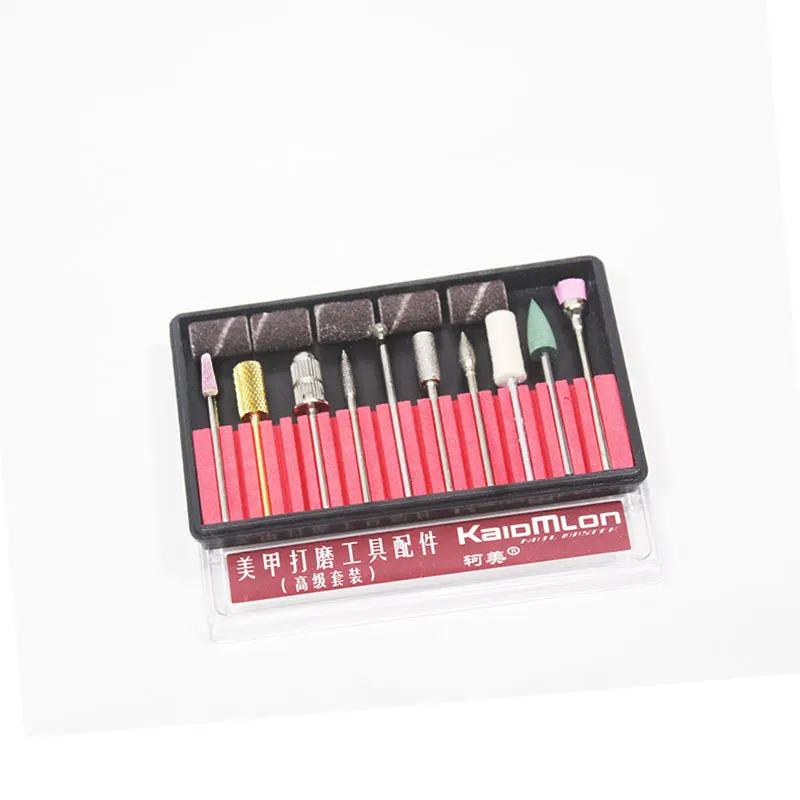 Nail Drill Bit Set for Electric Manicure Pedicure Machine Multiple Bits 10Pcs/set
Nail Drill Bit Set for Electric Manicure Pedicure Machine Multiple Bits 10Pcs/set