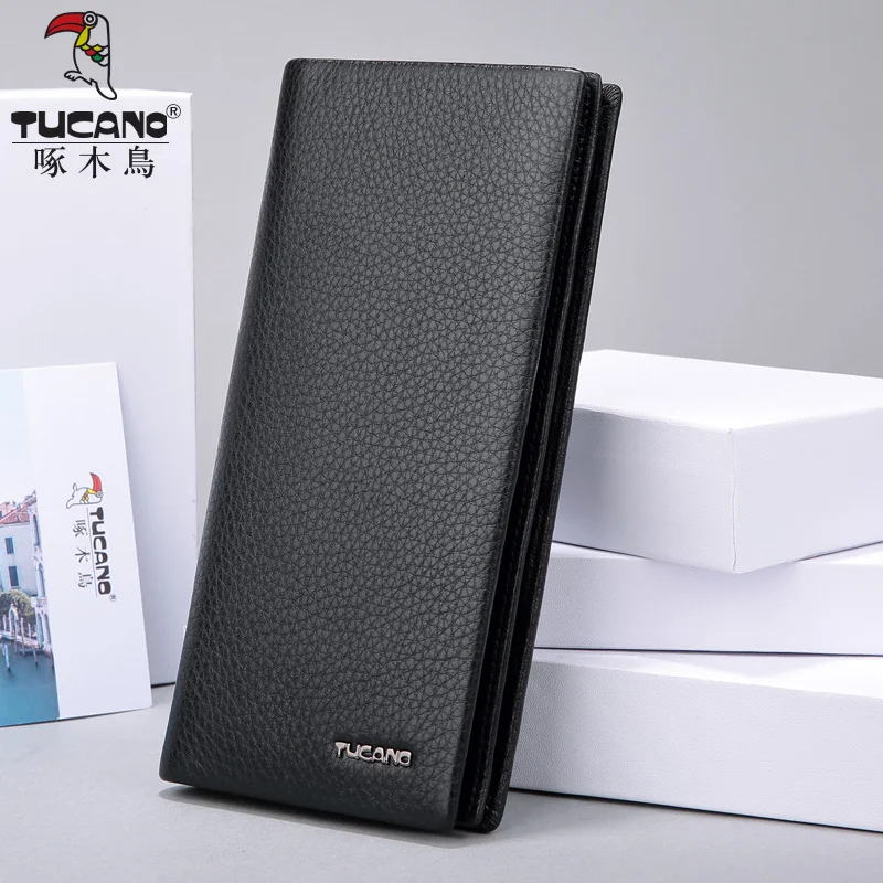 TUCANO luxury brand men wallets long genuine leather slim bifold wallet male card holder purse
TUCANO luxury brand men wallets long genuine leather slim bifold wallet male card holder purse